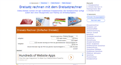 Desktop Screenshot of dreisatz.biz
