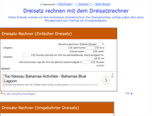 Tablet Screenshot of dreisatz.biz